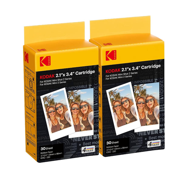 KODAK 4PASS All-in-one 2.1"x3.4" Cartridge, 60 Photos (ICRG-260)